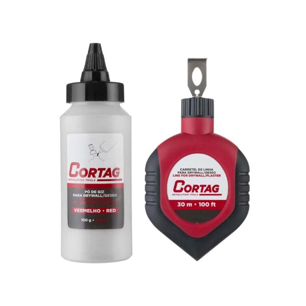 CARRETO DE FIO | 30 M | GIZ VERMELHO | CORTAG