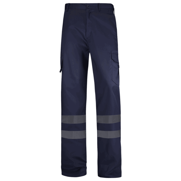 CALÇAS MULTIBOLSOS COM FAIXAS WORKO WR.3.100R INDUSTRIAL