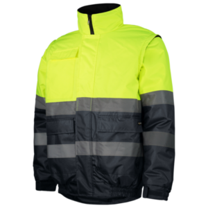 CASACO BOMBER COM MANGAS DESTACÁVEIS AV | WORKO | WR.2.266 | CLASSE 2 - Image 5