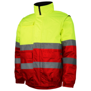 CASACO BOMBER COM MANGAS DESTACÁVEIS AV | WORKO | WR.2.266 | CLASSE 2 - Image 4