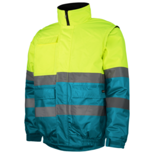 CASACO BOMBER COM MANGAS DESTACÁVEIS AV | WORKO | WR.2.266 | CLASSE 2 - Image 3