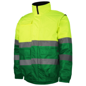 CASACO BOMBER COM MANGAS DESTACÁVEIS AV | WORKO | WR.2.266 | CLASSE 2 - Image 2