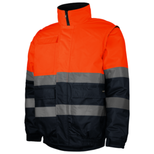 CASACO BOMBER COM MANGAS DESTACÁVEIS AV | WORKO | WR.2.266 | CLASSE 2 - Image 7