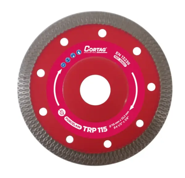 DISCO DIAMANTADO PORCELANATO TRP 115 MM CORTAG