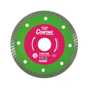 DISCO DIAMANTADO TURBO TVO 115 MM CORTAG