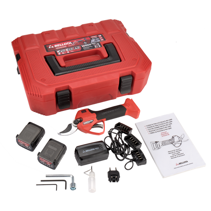 TESOURA PODA ELÉTRICA | BELLOTA | EPR238PM2B | 38MM | 2 BATERIAS