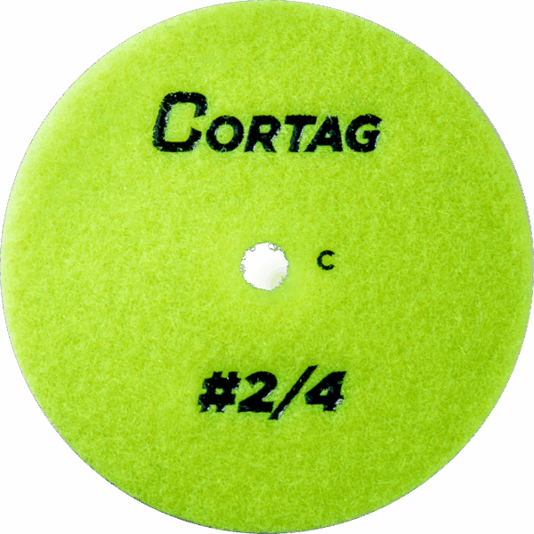 KIT DISCOS DIAMANTADOS | P/ POLIMENTO | 4 FASES | Ø100 MM | CORTAG