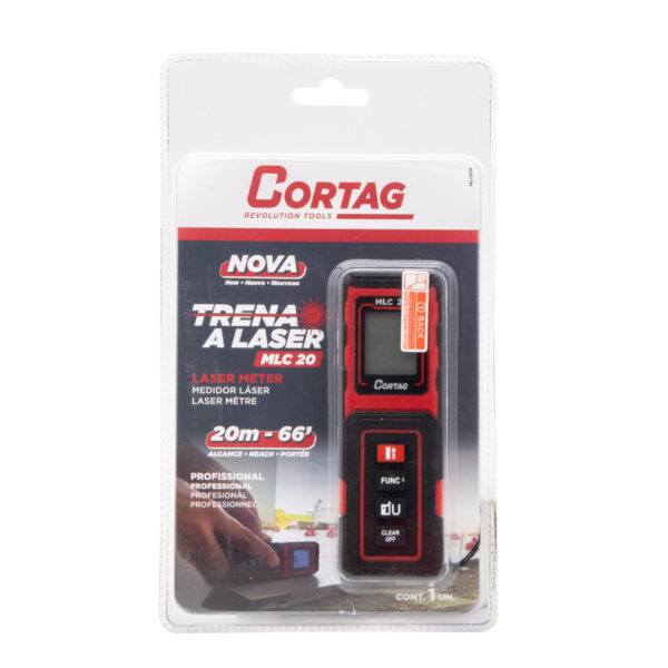 MEDIDOR LASER | 20 M - 66' | CORTAG