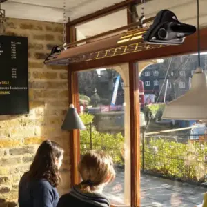 AQUECEDOR INFRAVERMELHO ELÉTRICO | MASTER | COFFEE IRIS 18 | 1.8 KW | DANTHERM - Image 2