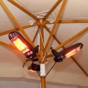 AQUECEDOR INFRAVERMELHO ELÉTRICO | MASTER | SOMBRA 8 | 0.8 KW | DANTHERM - Image 2