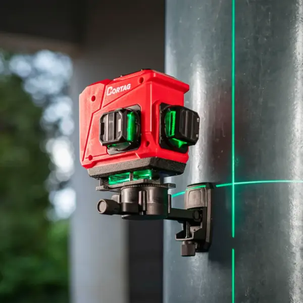 NÍVEL LASER 3D | 12 LINHAS | VERDE | 3D | CORTAG