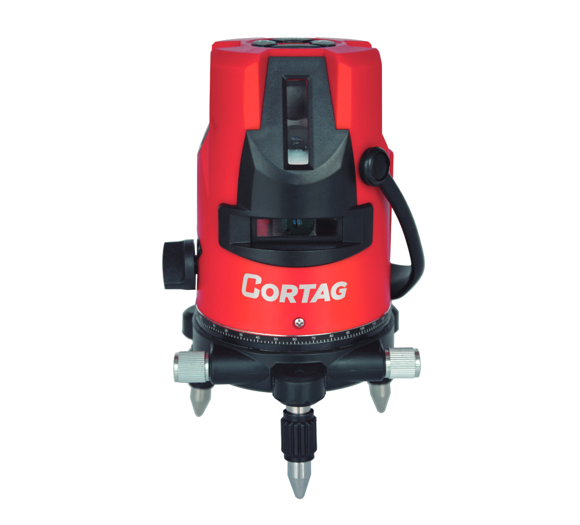 NÍVEL LASER GIRATÓRIO PENDULAR VERMELHO | CORTAG