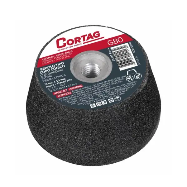 REBOLO TIPO CÓNICO G80 75 MM CORTAG