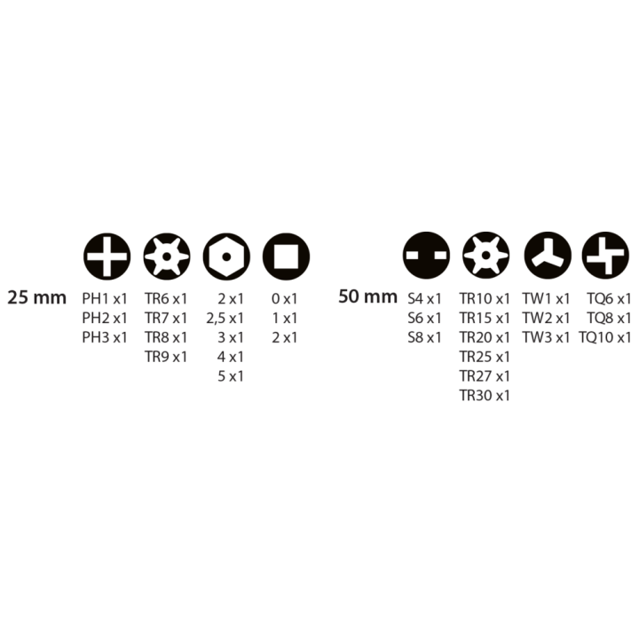 KIT PONTAS PARAFUSAR | LEMAN | EMB30 | 30 PEÇAS - Image 2