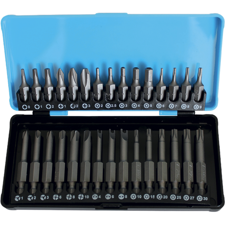 KIT PONTAS PARAFUSAR | LEMAN | EMB30 | 30 PEÇAS