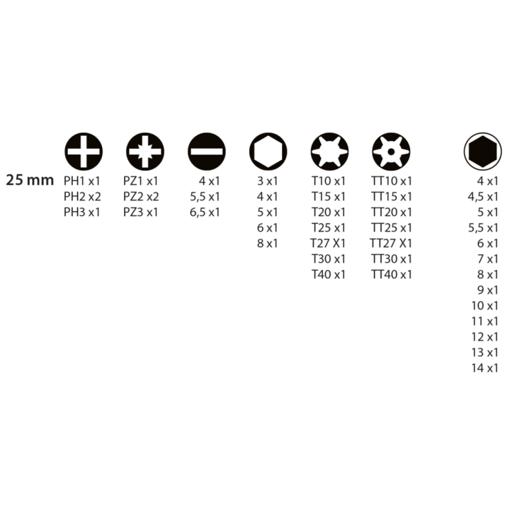 KIT PONTAS E SOQUETES INOX | LEMAN | 45 PEÇAS - Image 2