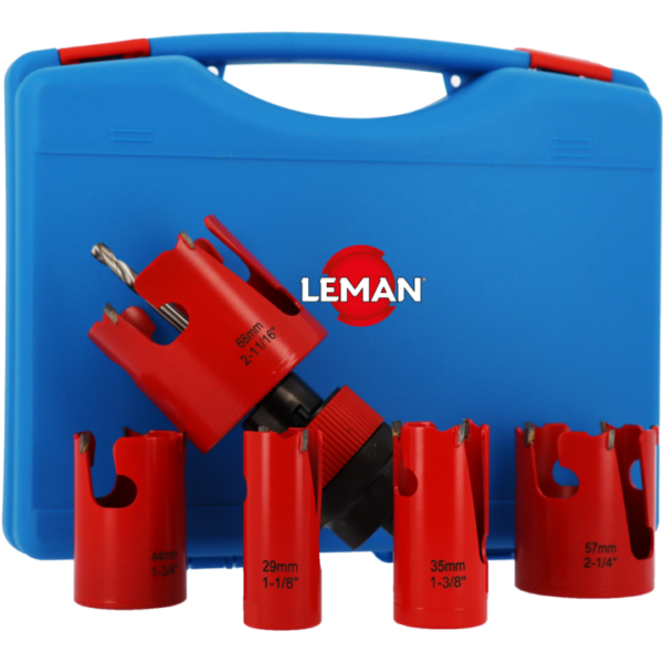 KIT SERRAS COPO | LEMAN | VAL66.07 | 5 PEÇAS CARBONETO