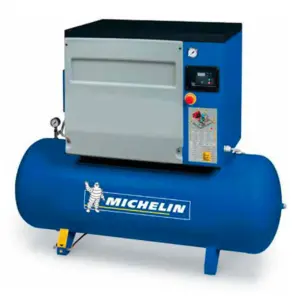 COMPRESSOR DE PARAFUSO COM DEPÓSITO 270L 10 BAR 1900L/MIN 20 HP | MICHELIN