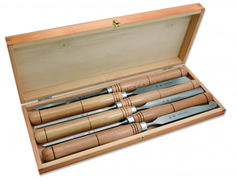 JOGO FERRAMENTAS TORNEAR 6 PCS MADEIRA | URKO | 6012-6320