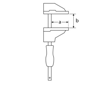 GRAMPO COAXIAL ABER. 15CM | URKO | 20X6MM | 85MM - Image 3