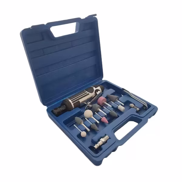 KIT ESMERILADORA PNEUMÁTICA COM 10 PEDRAS | TECH