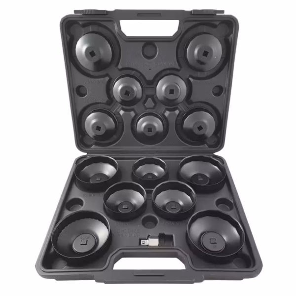 KIT DE CHAVES TAÇA PARA FILTRO DE ÓLEO 15PCS | TECH | WT61915