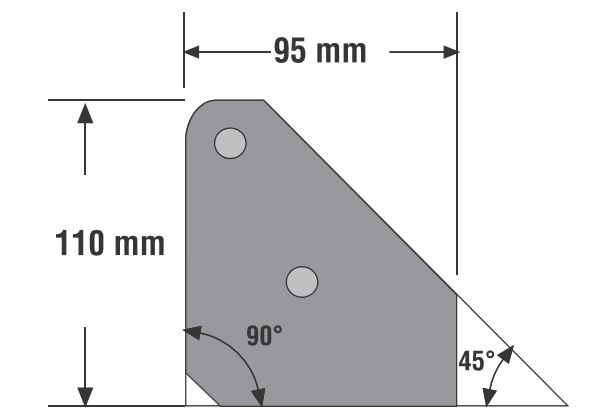 ESQUADRA MAGNÉTICA 95X110MM | URKO | 4971-EM