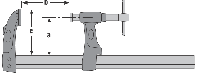 GRAMPO CARPINTEIRO ABER. 80CM | URKO | 35X8MM | 130MM - Image 4