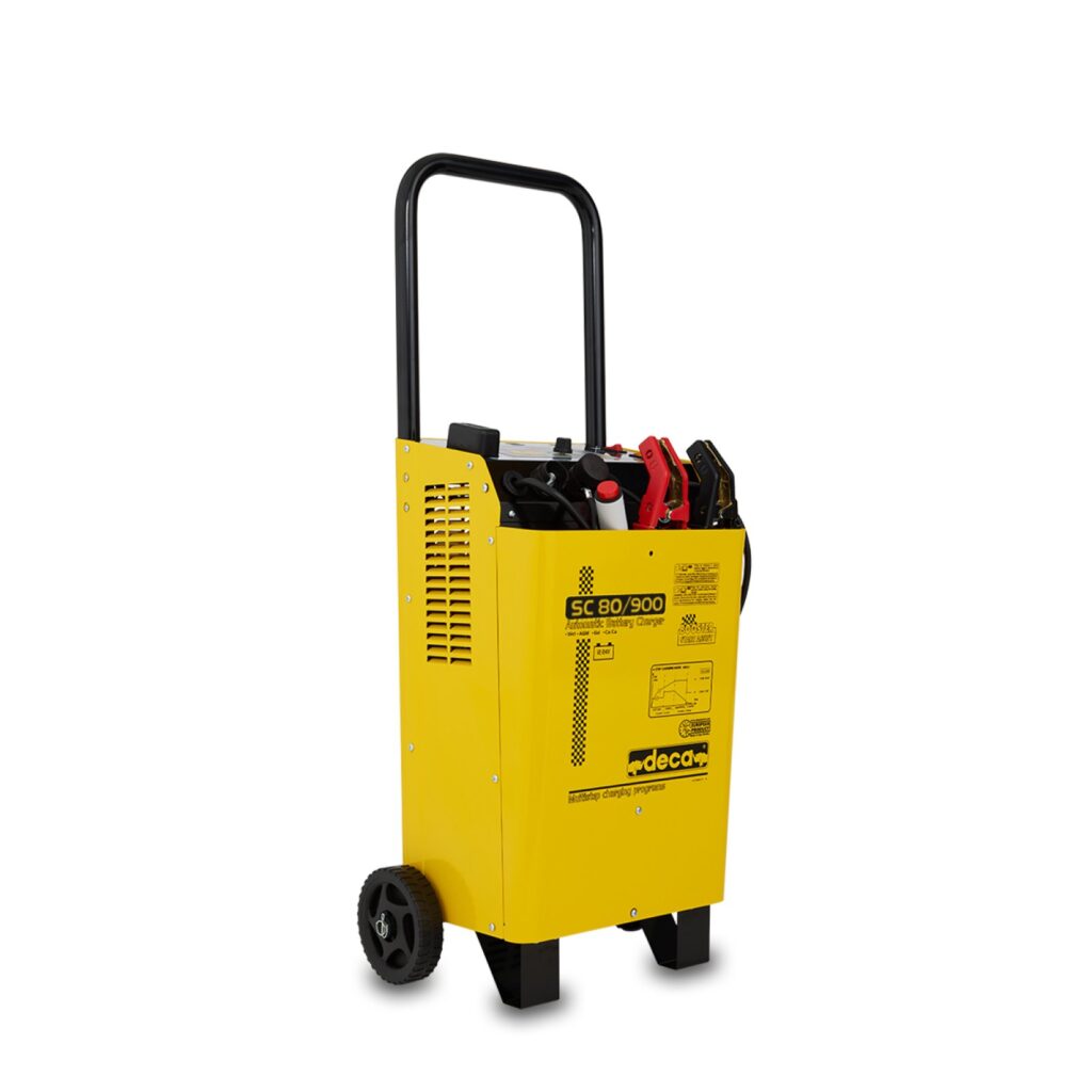 CARREGADOR DE BATERIAS AUTOMÁTICO 12/24V 80A BOOSTER 900A | TECH