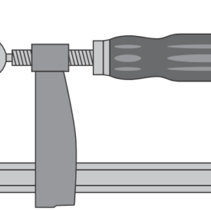 GRAMPO MARQUETARIA ABER. 12CM | URKO | 18X7MM | 70MM BIMATERIAL - Image 2