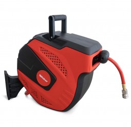 ENROLADOR DE AR AUTOMÁTICO 15M 3/8 POL. 10 BAR PAREDE | TECH