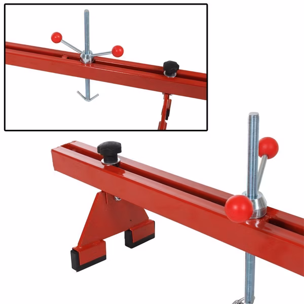 TRAVESSA REGULÁVEL 500KG COM CORRENTE 147CM | TECH