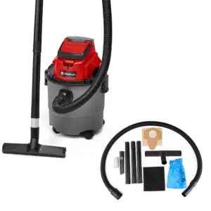ASPIRADOR SÓLIDOS E LÍQUIDOS SEM FIO TC-VC 18/15 LI-SOLO 80 MBAR | EINHELL