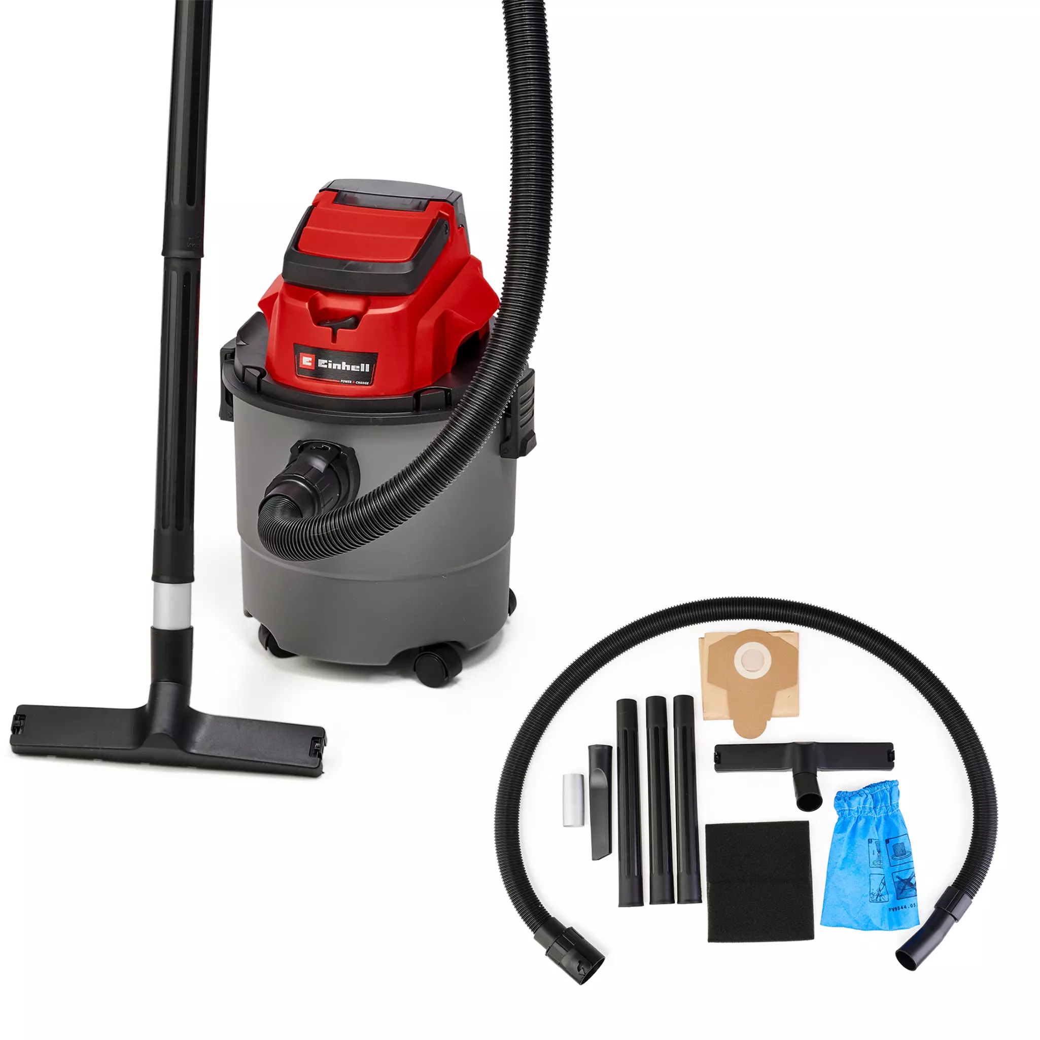 ASPIRADOR SÓLIDOS E LÍQUIDOS SEM FIO TC-VC 18/15 LI-SOLO 80 MBAR | EINHELL - Image 1