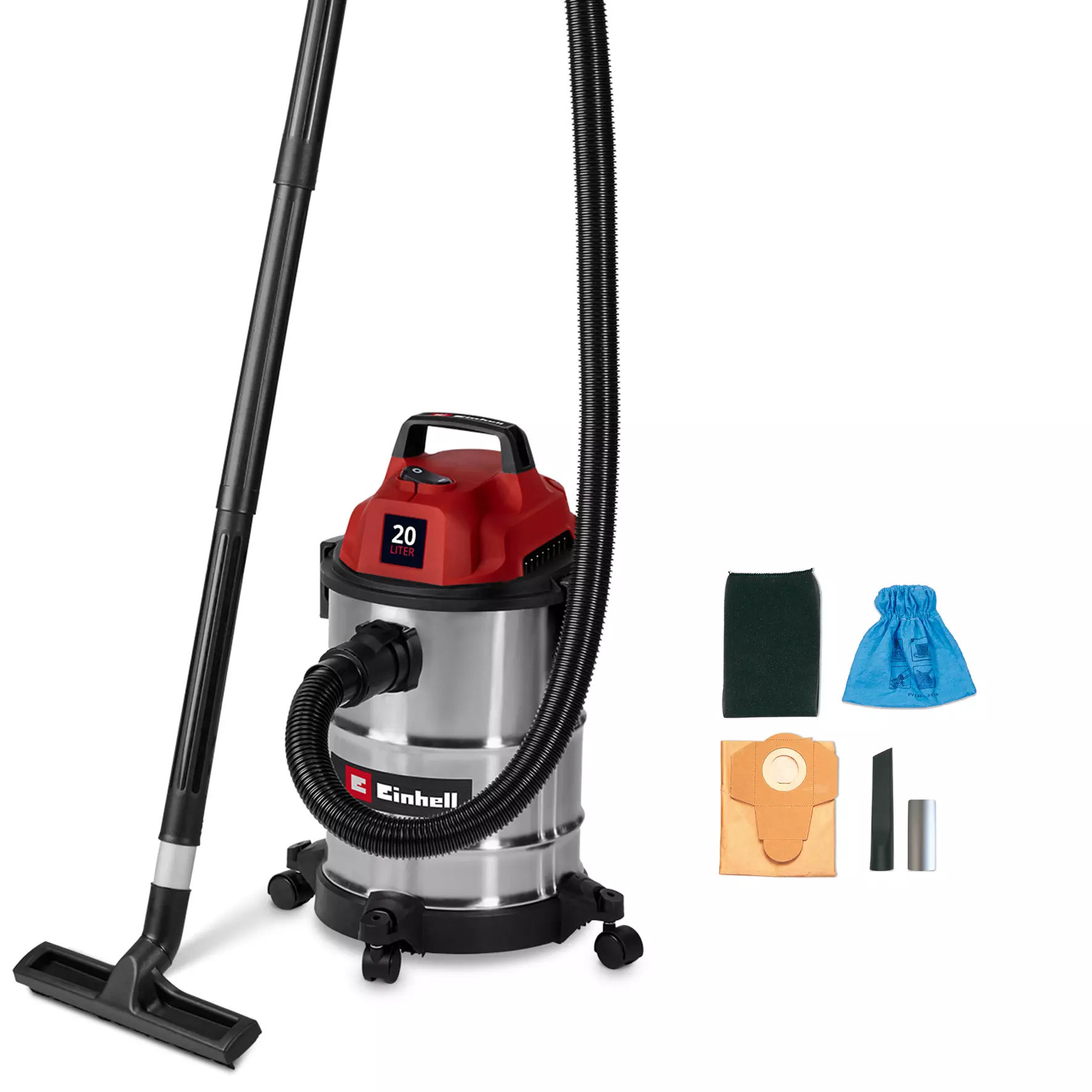 ASPIRADOR SÓLIDOS E LÍQUIDOS TC-VC 2045 S 20 L 900 W 180 MBAR | EINHELL - Image 1
