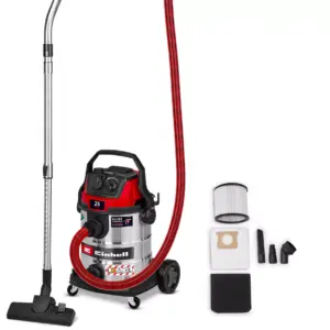 ASPIRADOR SÓLIDOS E LÍQUIDOS TE-VC 2580 SACL 25 L 1100 W 200 MBAR | EINHELL