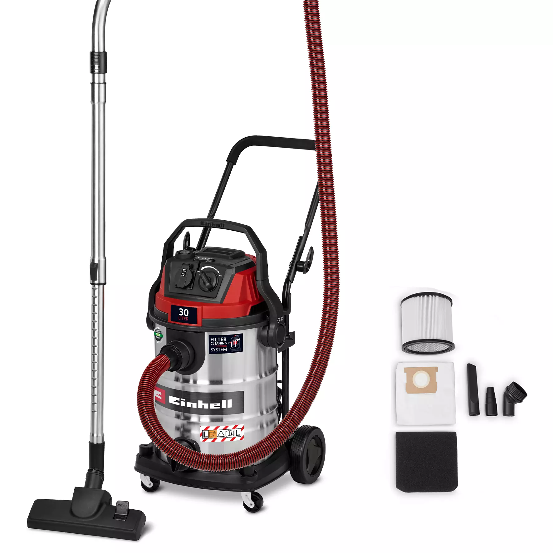 ASPIRADOR SÓLIDOS E LÍQUIDOS TE-VC 3080 SACL 30 L 1150 W 220 MBAR | EINHELL - Image 1