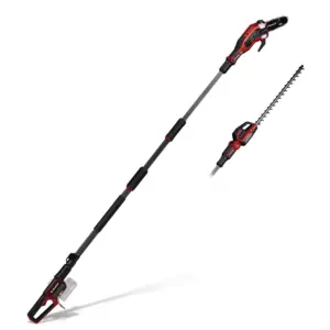 CORTA-SEBES E ELECTROSSERRA C/BRAÇO EXTENSIVEL GP- HC 18/5020 LI T BL-SOLO | EINHELL
