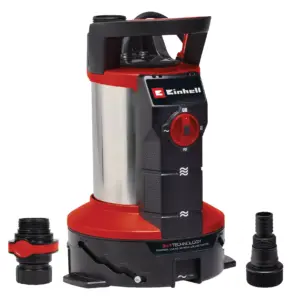 BOMBA SUBMERSÍVEL ÁGUAS RESIDUAIS GE-DP 7935 N-A LL ECO 19.500 L/H | EINHELL