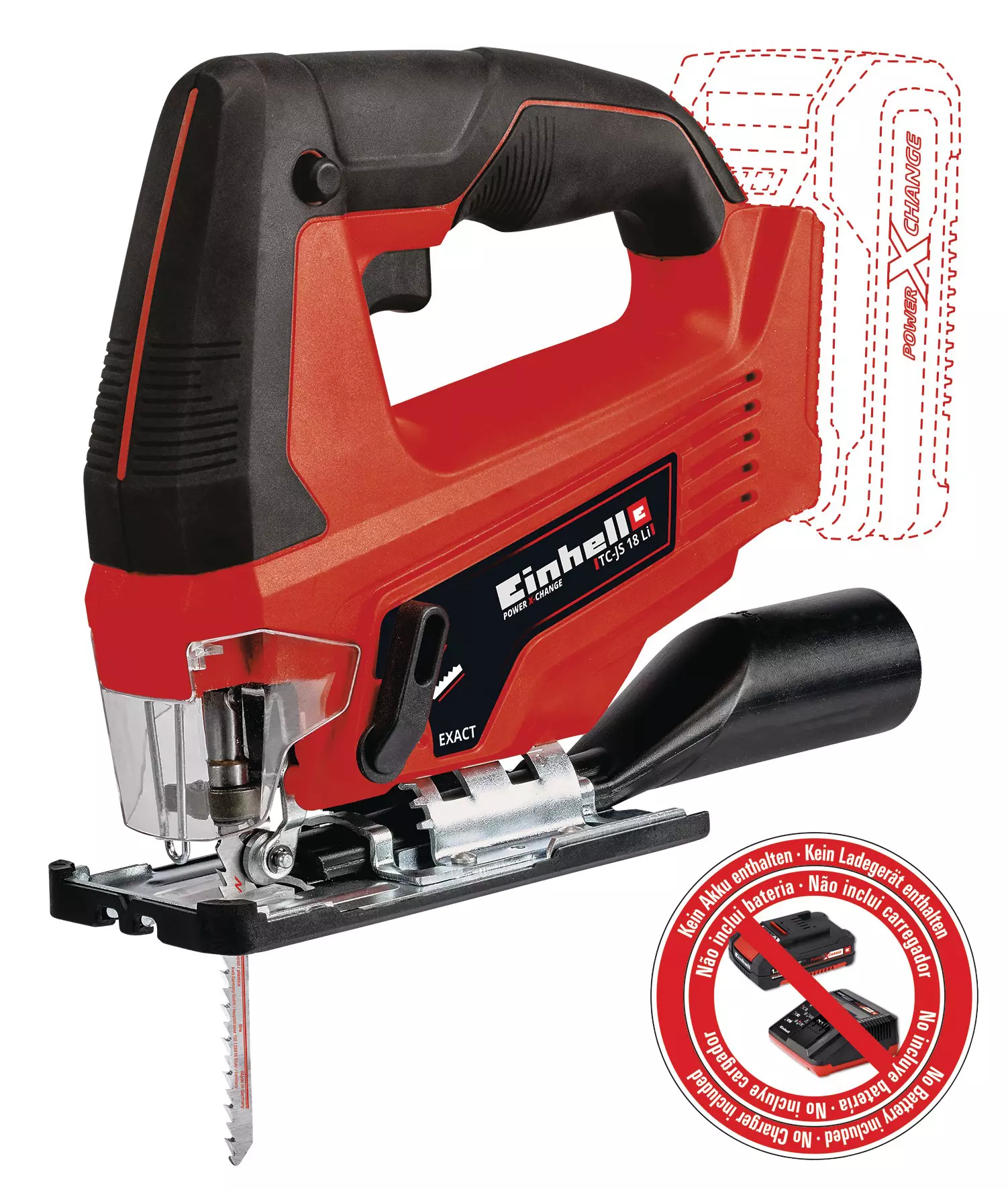 SERRA TICO-TICO SEM FIO TC-JS 18 LI-SOLO | EINHELL - Image 1