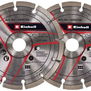 KIT DISCOS PARA ROÇADORAØ125 | EINHELL