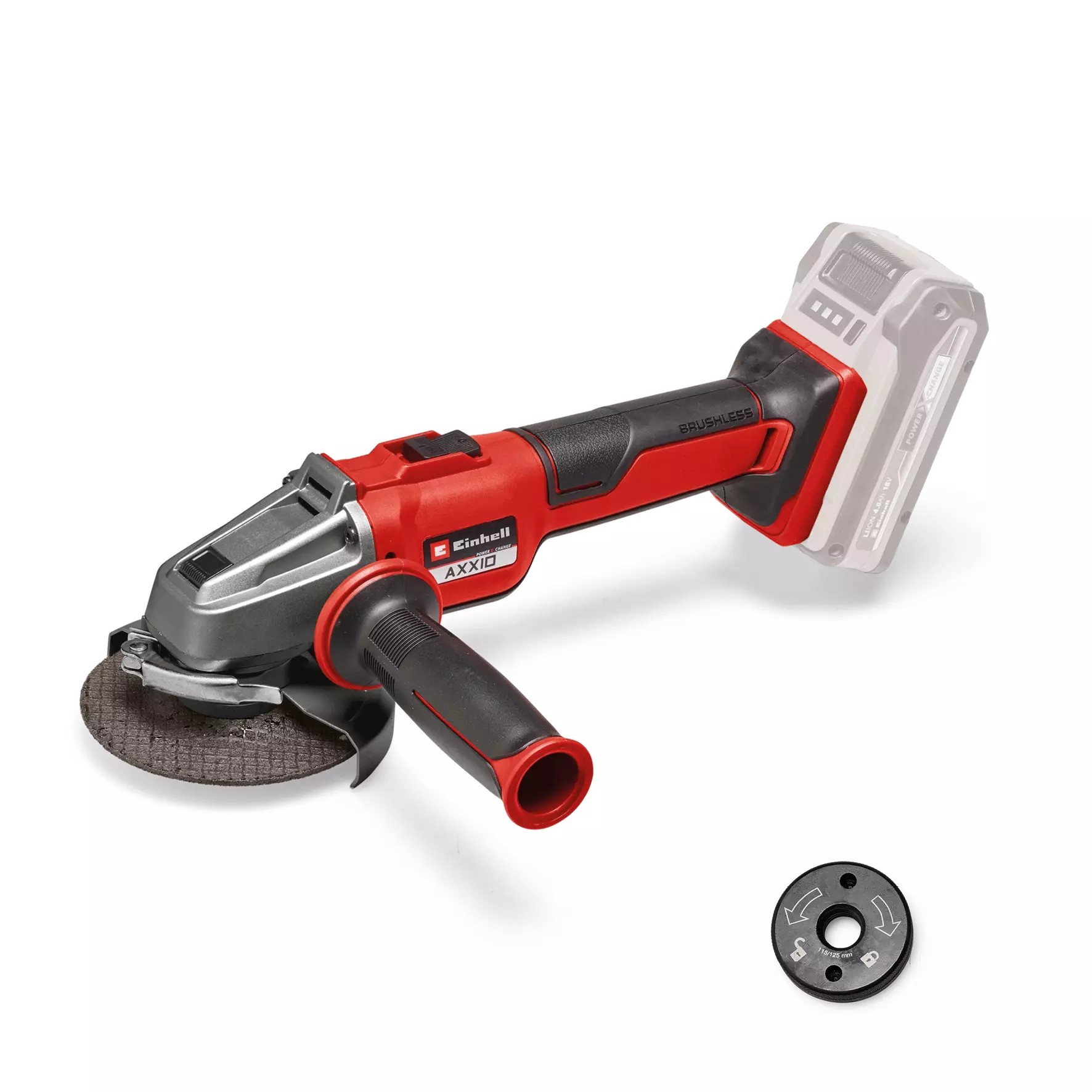REBARBADORA SEM FIO BRUSHLESS AXXIO 18/115 Q 115 MM | EINHELL - Image 1