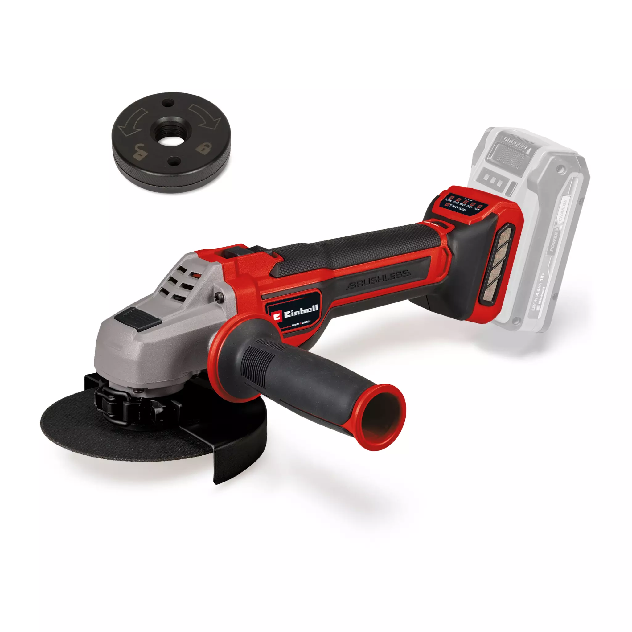 REBARBADORA SEM BATERIAERIA TP-AG 18/125 CE Q LI-SOLO 125 MM | EINHELL - Image 1