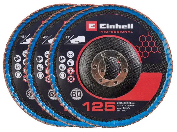 3 DISCOS LÂMINAS 125MM | EINHELL