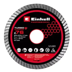 DISCO DE CORTE DIA 76X1.8 | EINHELL