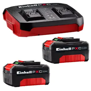 2X 4.0AH & TWINCHARGER KIT | EINHELL