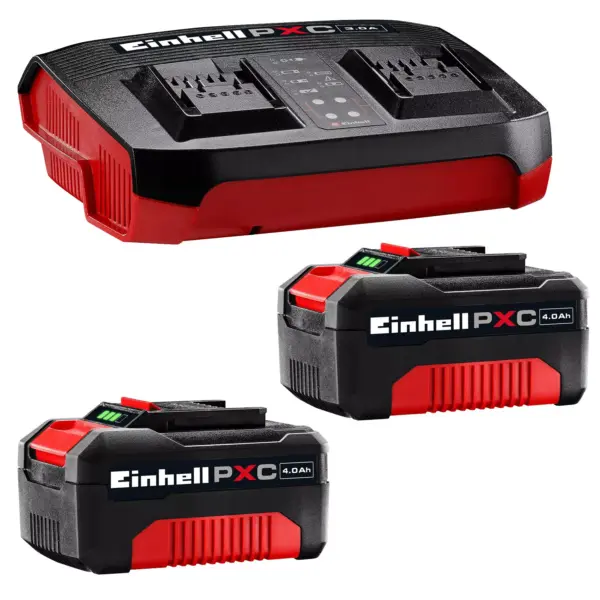 2X 4.0AH & TWINCHARGER KIT | EINHELL