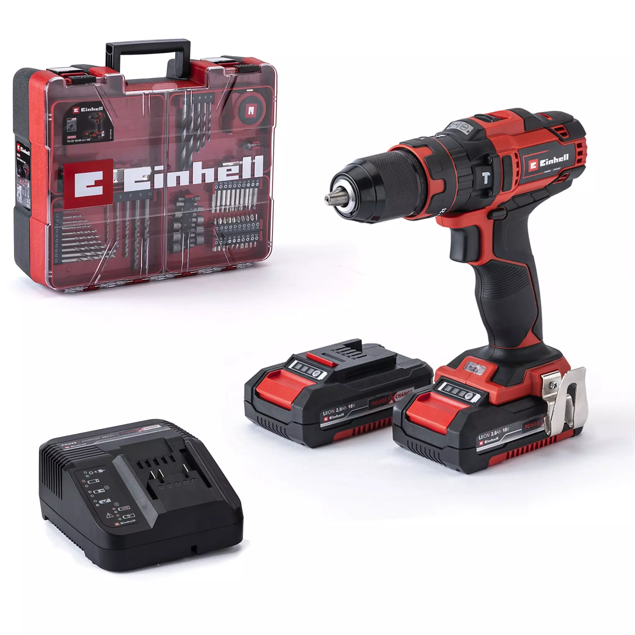 BERBEQUIM SEM FIO TE-CD 18/40 LI-I +64 (2X2.0AH) 18 V 2000 MAH | EINHELL - Image 1