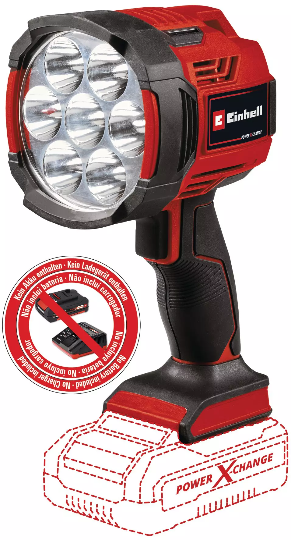 LANTERNA SEM FIOS 18V TE-CL 18/2500 LIAC-SOLO | EINHELL - Image 1
