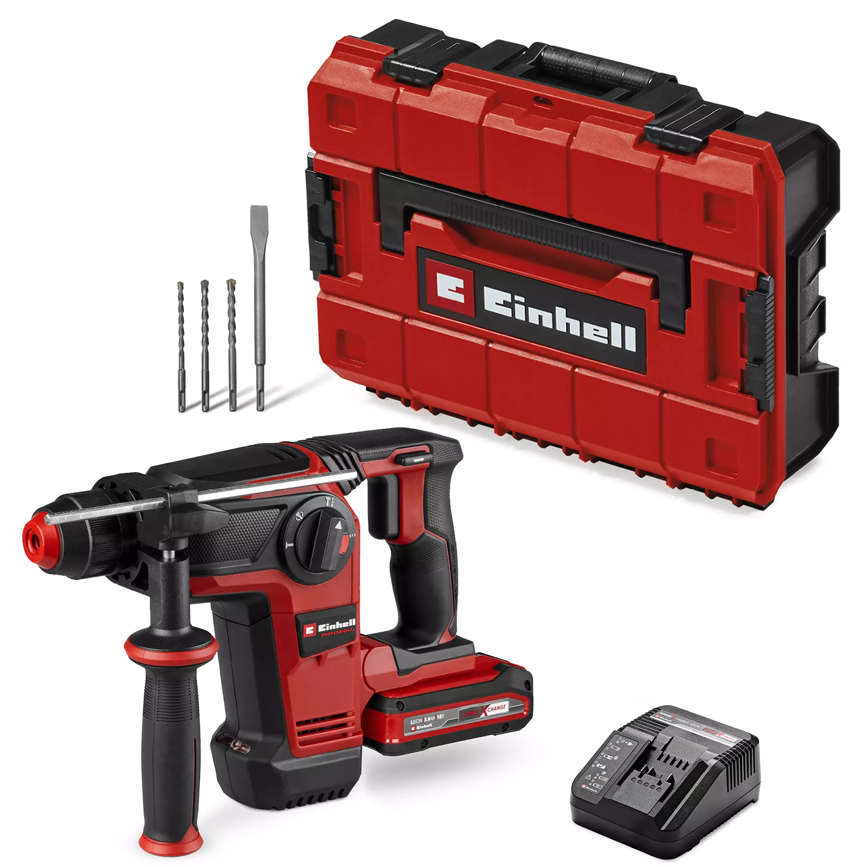 MARTELO PERFURADOR TP-HD 18/28 LI BL+4 (1X3.0AH+) 18 V 3 J 3000 MAH | EINHELL - Image 1